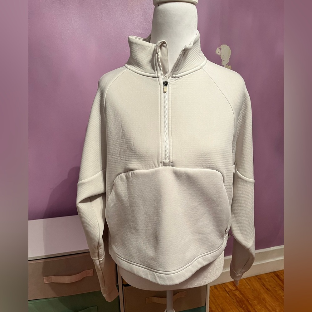 Nike White Dri-FIT Pullover